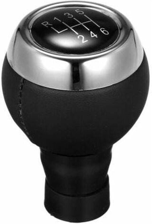 Rotations-Mini Cooper Auto-Schaltknauf, schwarz, 6 Gänge (R-Gang oben links)