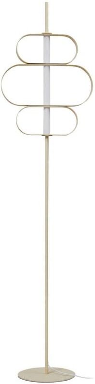 Stehlampe 'Audrina' aus Metall dimmbar für Wohnzimmer & Esszimmer von Lucande