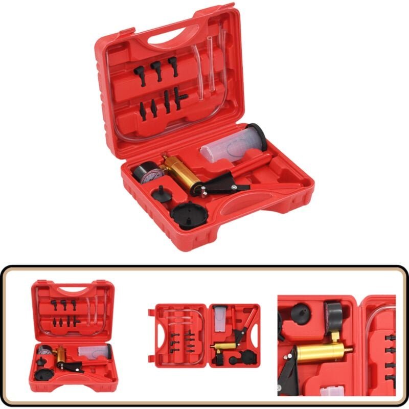 Bremsentlüftungs- und Vakuumpumpensatz - Vakuumpumpe - Bremsentlüftung - Werkstattwerkzeug - Bremsenservice - Autorepara...