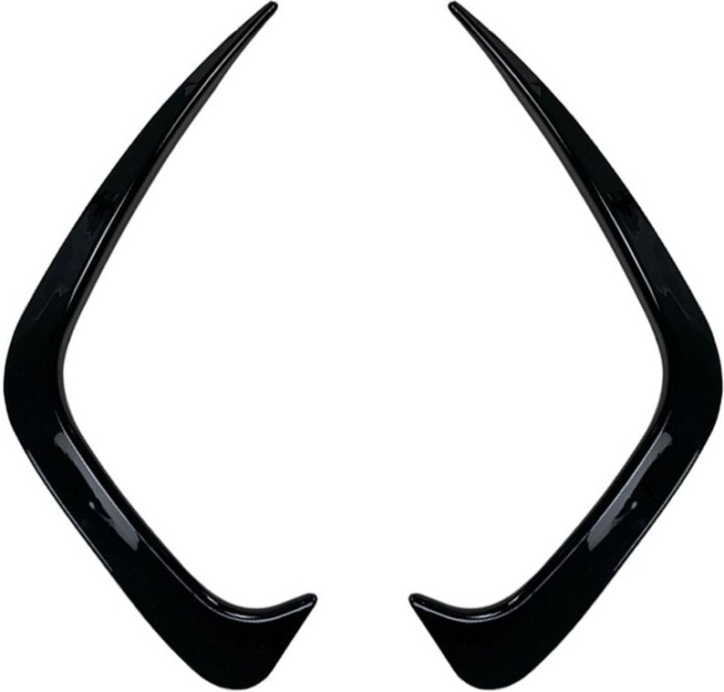 Tlily - Auto Heckstoßstange Seiten-Canard-Abdeckung Verkleidung Splitter Flügelspoiler für - G20 G28 2019 2020 2021 Hell...