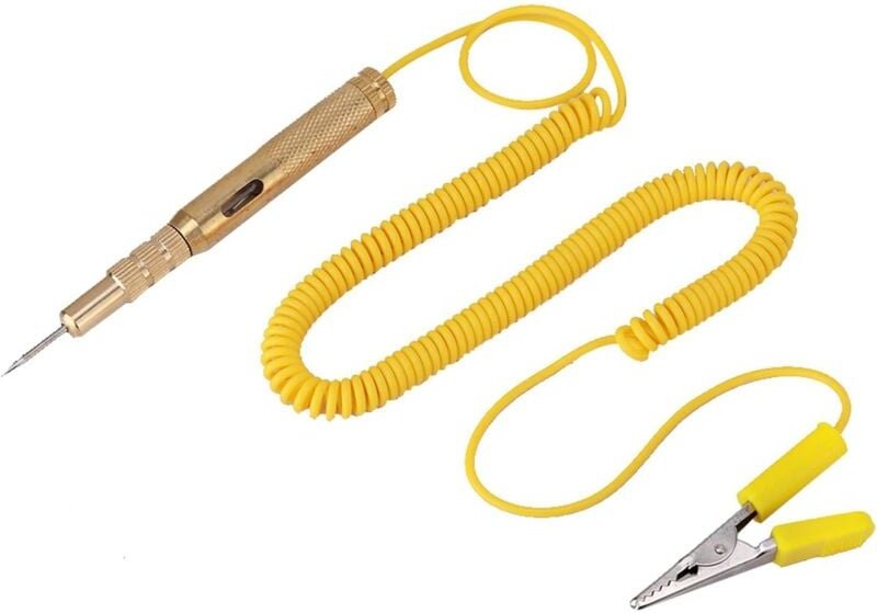 Ersandy - Stromkreisprüfstift, Auto-Relaistester, Auto-Fahrzeug-Stromkreistester, dc 6 v, 12 v, 24 v, Glühbirnen-Spannun...