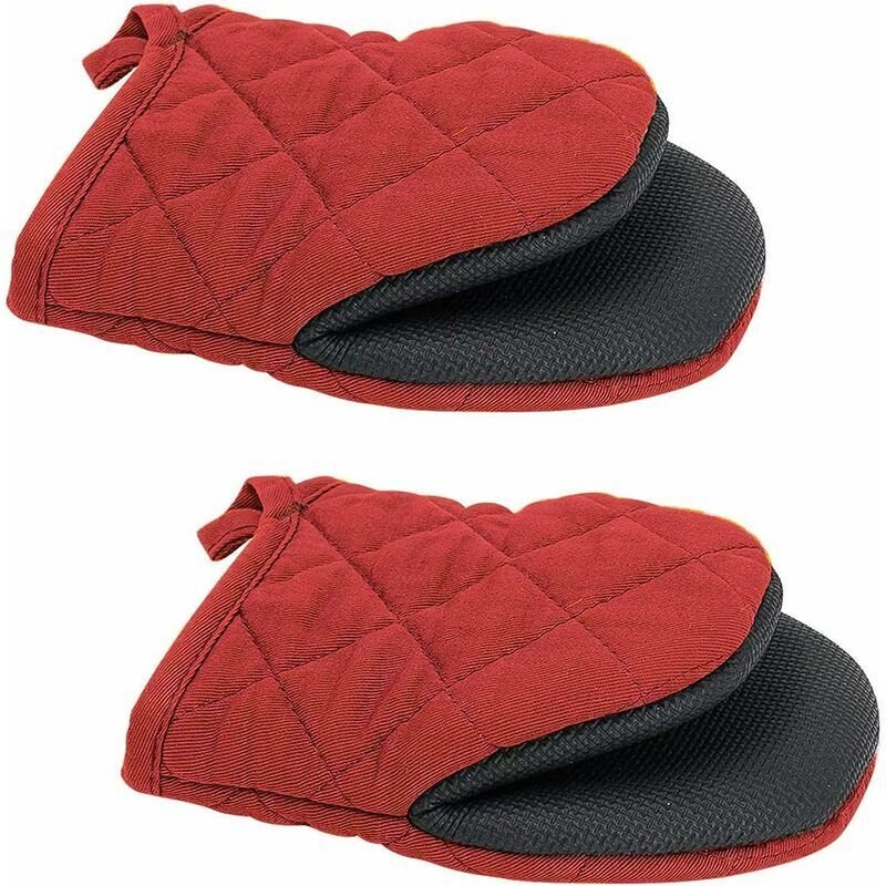 Shining House - Stück Küchenhandschuhe, hitzebeständige, rutschfeste Neopren-Ofenhandschuhe zum Kochen, Grillen, Grillen...