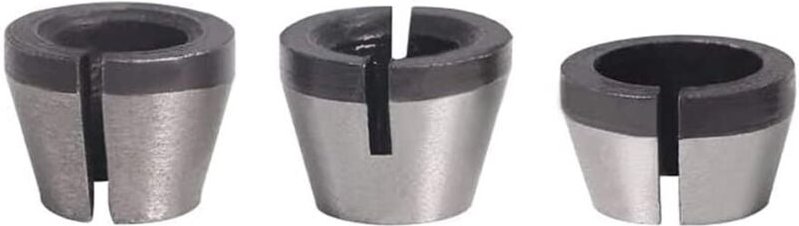 Sollbry - Stück Spannzangenfutter zu Graviermaschine, Spannzangenadapter, Spannzangenkopf-Adapter, Konverter für Oberfrä...