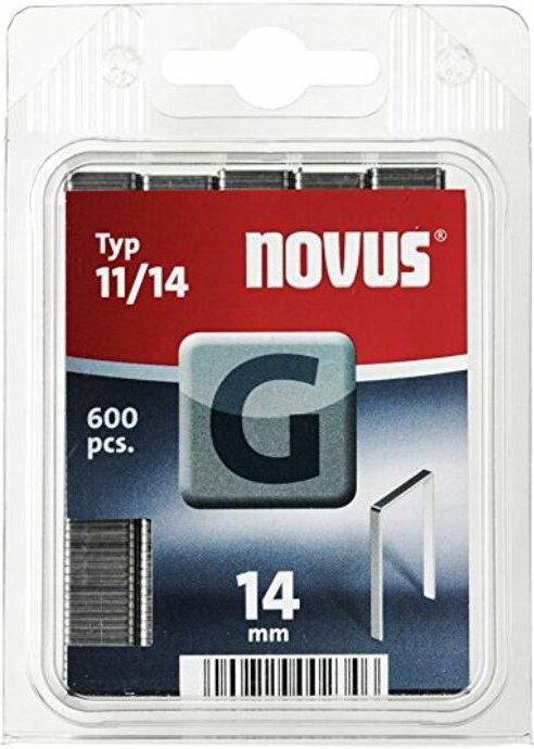 Thumbnail - Novus Flachdrahtklammer G11 14mm g, (600 Stk)