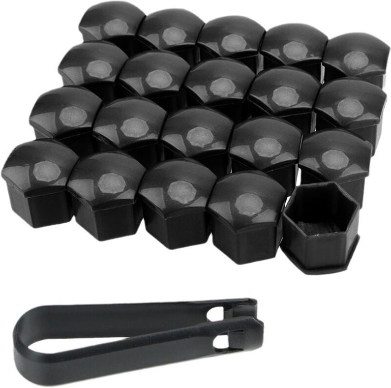 20 Stück Radmutterkappen für ø 21 mm Muttern, Radmutterabdeckungen für den Kfz-Umbau, Universal-Schlossabdeckungen für d...