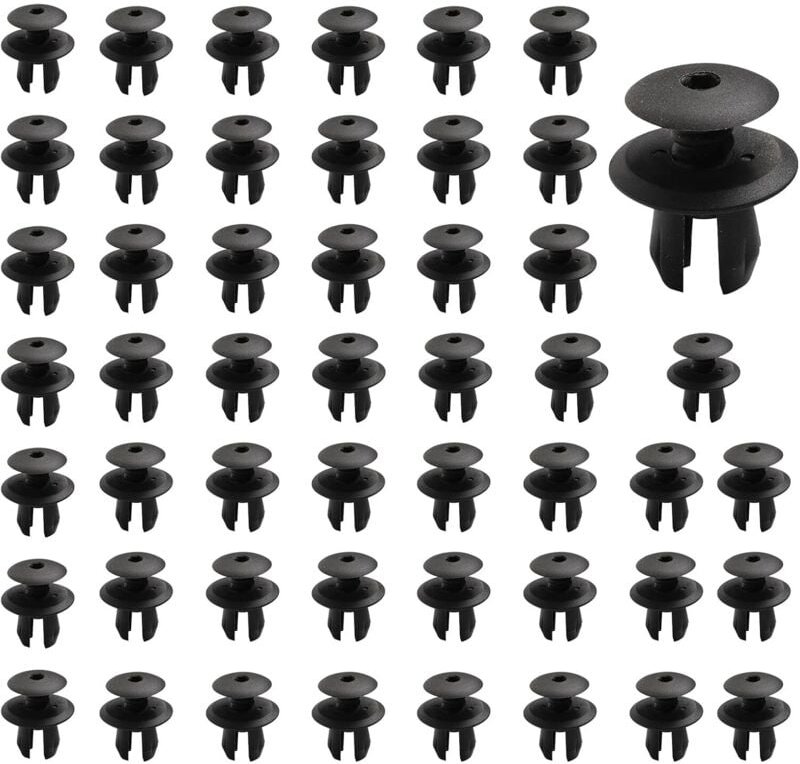 Thumbnail - 50 Stück Zierleisten-Clips, Auto-Befestigungsclips, Kunststoff-Nieten, Zierleisten-Ersatz, anwendbar für 701867299, komp...