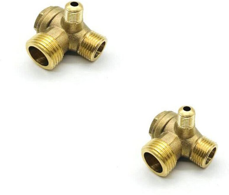 Stück Kompressor-Rückschlagventile, 3-Port-Luftkompressor-Rückschlagventil 20×16×10mm für Luftkompressor-Anschlussarmatu...