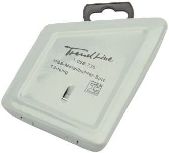 Trendline - Bohrer-Set für Metall 13-teilig Rundschaft Metallbohrer