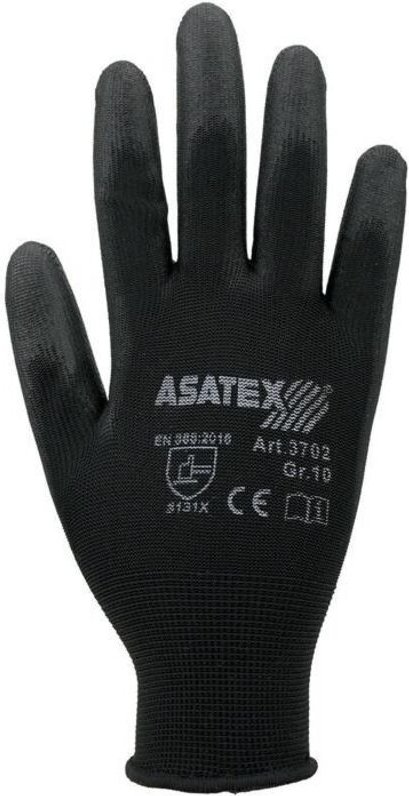 3702/9 Handschuhe Größe 9 schwarz en 388 PSA-Kategorie ii - Asatex