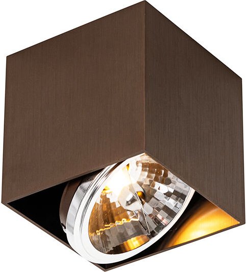 Design-Spot dunkelbronze quadratisch – Box