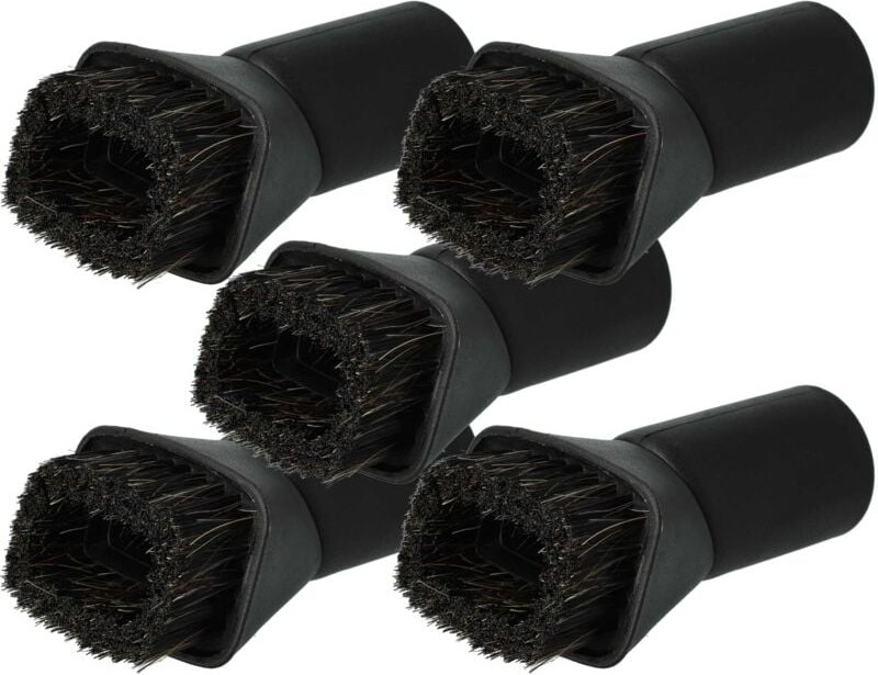 5x Staubbürste Möbelbürste kompatibel mit Kärcher warrior 12, wet vac 18 Staubsauger mit Rundanschluss 35 mm - 7cm - Vhb...