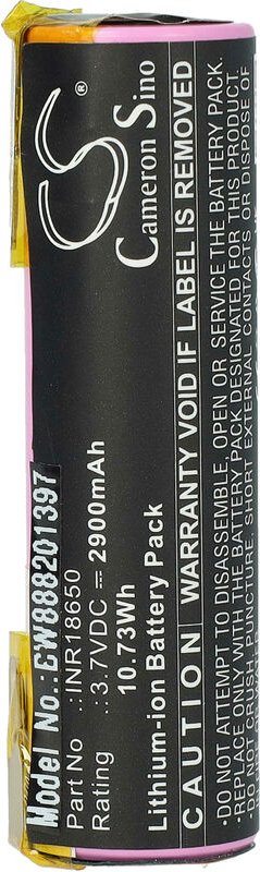 Vhbw - Akku kompatibel mit Timbertech RSSR01 Elektrowerkzeug (2900 mAh, Li-Ion, 3,7 v)