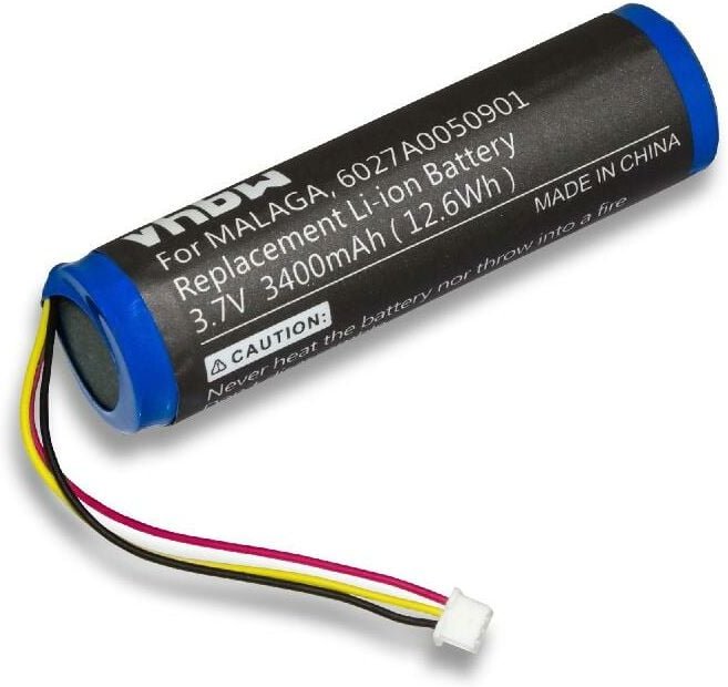 Vhbw - Akku kompatibel mit TomTom Rider, 4GC01, 4K00.001, 4K00.13 gps Navigation Navi (3400mAh, 3,7V, Li-Ion)