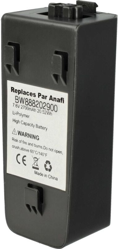 Akku kompatibel mit Parrot Anafi Drohne Multicopter Quadrocopter (2700 mAh, 7,6 v, Li-Polymer) - Vhbw