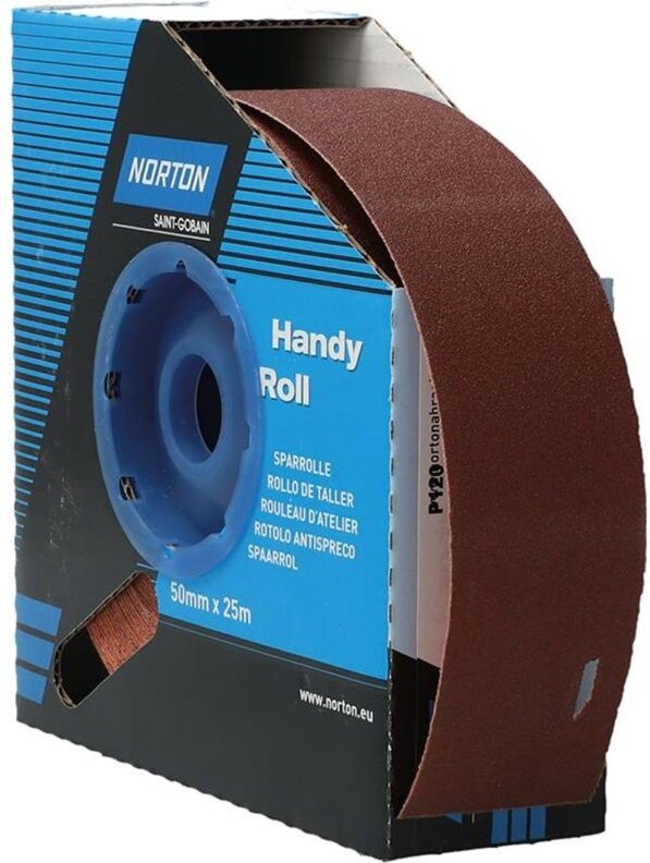 FP - Saint Gobain Norton Clipper Sparrolle R222 50 mmx25 m P120