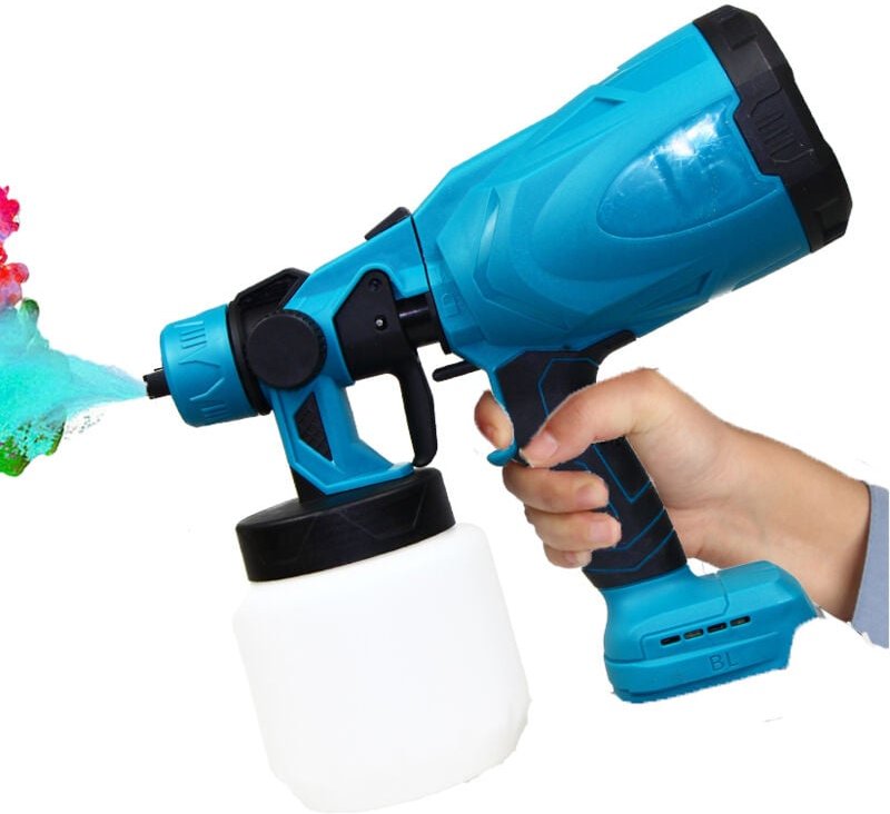 Teetok - Andere Malwerkzeuge, kabelloses Farbspritzgerät hvlp, elektrische 550-W-Spritzpistole, Handzaun-Lackierpistole,...