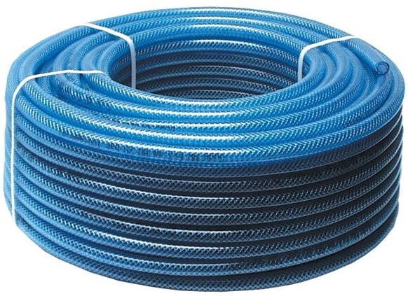 Güde Druckluftschlauch 50m Länge 9mm Druckluft Gewebeschlauch Schnellkupplung