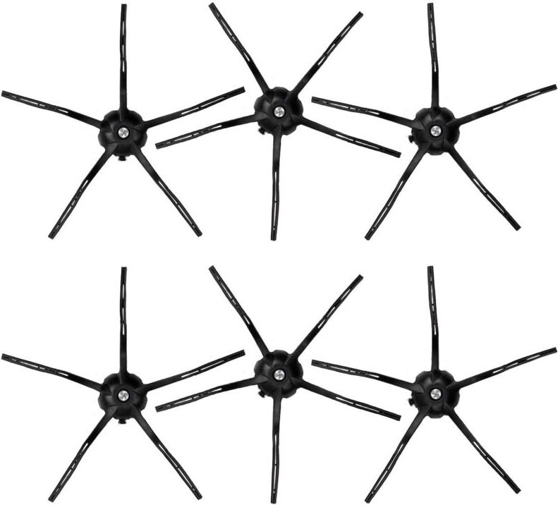 (6 Stück) Seitenbürsten für Q5 Max+, Q5 Pro, Q5 Pro+, Q7 Max+, Q7 Max, Q8 Max+, Q Revo, Qrevo S, Qrevo Pro, Qrevo Slim, ...