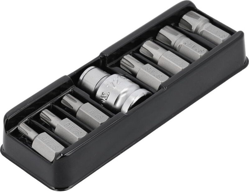 Yato - Ribe Einsatz Keilprofil Stecknuss 1/2 Bit Nuss Satz 8 Tlg