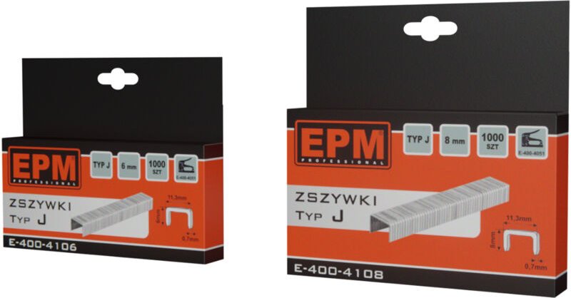 Heftklammern 1000 Stück 12 mm J-012 - E-400-4112