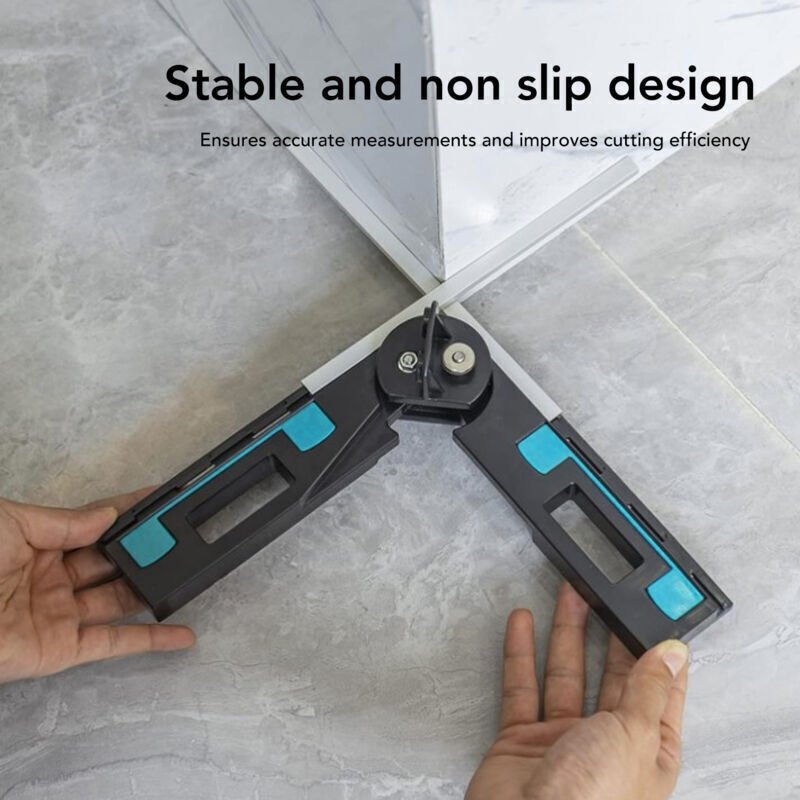 Winkelmesser 30–180° – Aluminiumlegierung für präzise Schnitte – Rutschfestes Design für Stabilität – Werkzeug für Harth...