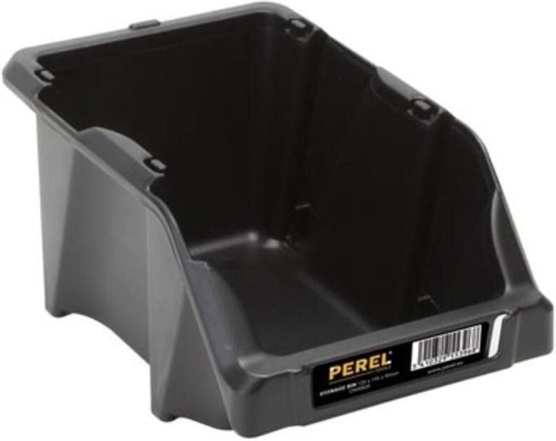 Sichtlagerbox - 125 x 195 x 90 mm - 2 l - Schwarz