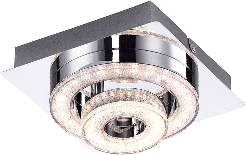 Leuchten Direkt - led Decken Lampe Kristall Strahler Ess Zimmer Ring Spot Leuchte verstellbar