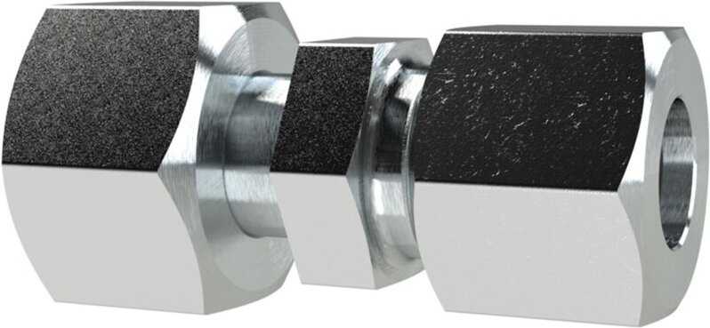 Riegler - Reduzierung, Rohr-Außen-Ø Muffen 10/8 mm, Stahl verzinkt, RED108SST