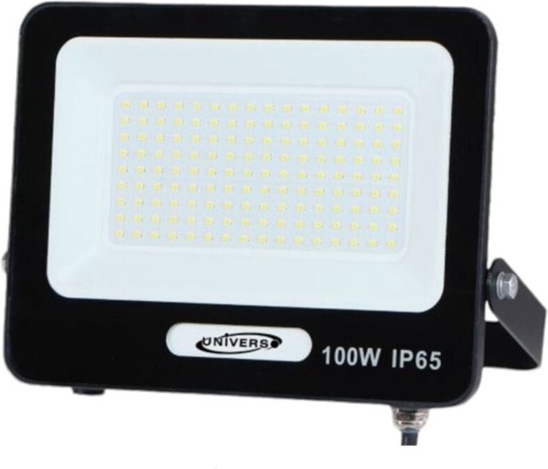 Trade Shop - FARO PROIETTORE SMD LED FLOODLIGHT 100W SLIM IP65 NERO LUCE 3000K 4000K 6500K EK05-100W-N -