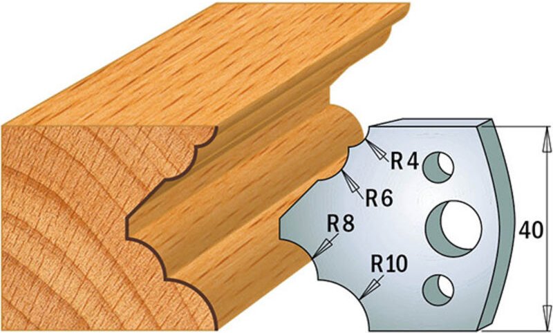 690.126 Paar Messer Kss 40x4mm