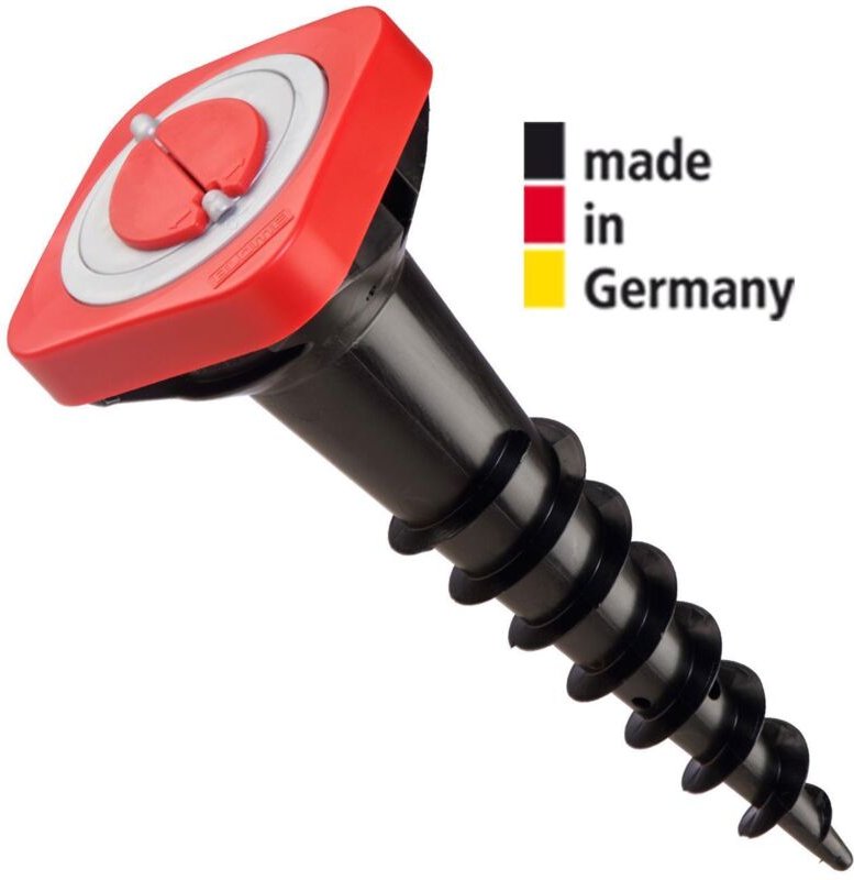 Eindrehbodenhülse CentroFix geeignet für Rundrohre ø 40/50/55 mm