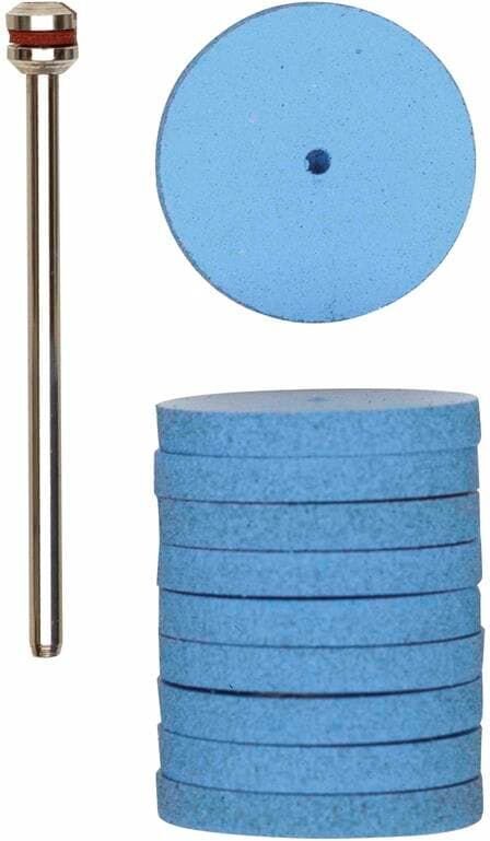 Proxxon - Silikon-Polierscheiben Rad, ø 22 mm, 10 Stück mit Träger - 28294