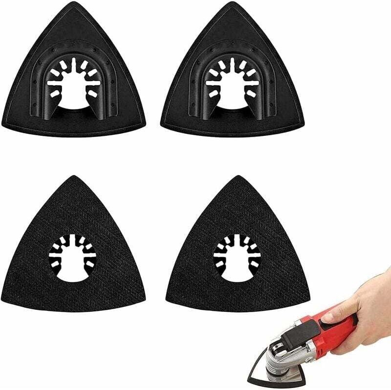 10 Stück Delta-Schleifpad 80 mm, Zubehör für Multifunktionswerkzeuge, für Befestigungspads, Multifunktionswerkzeuge,