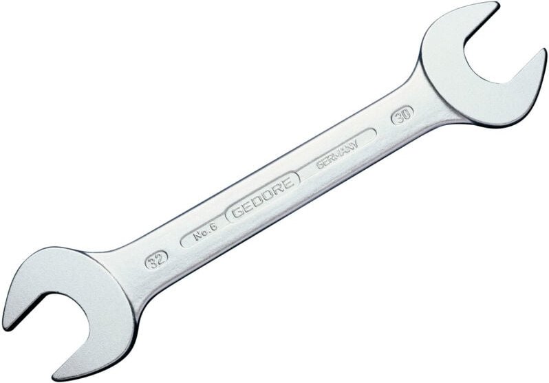 Doppelmaulschlüssel 6 6 x 7 mm Länge 122 mm verchromt