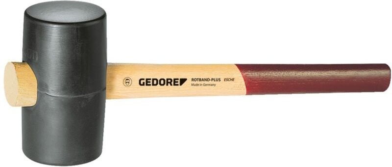 227 E-4 Gummihammer mit Eschenstiel, d 90 mm