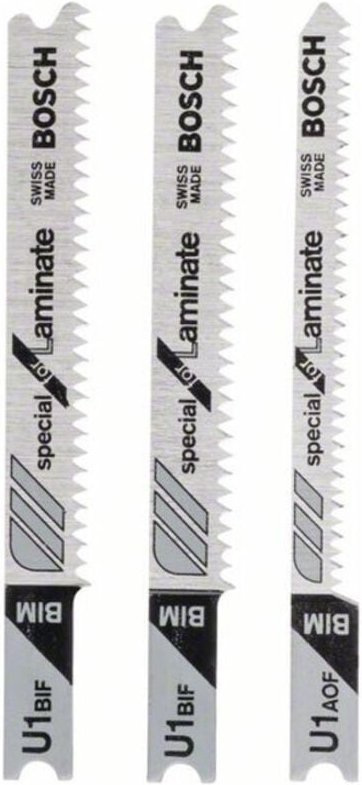 Bosch - Stichsägeblatt-Set Special for Laminate 3-teilig Universalschaft