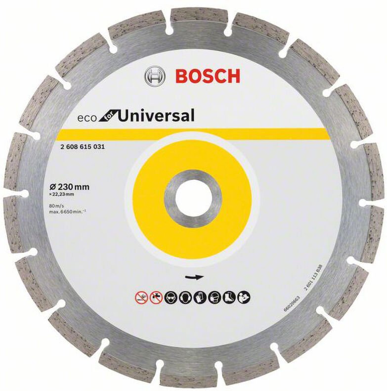 Thumbnail - Bosch - Diamanttrennscheibe Eco For Universal ø 230 mm - 2608615031
