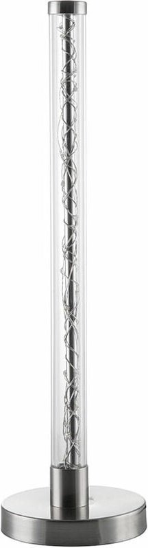 Nino Leuchten - Tischleuchte Licht bunt Nachttischleuchte silber Schlafzimmerleuchte rgb Tischlampe, Metall, rgbw led 1,...