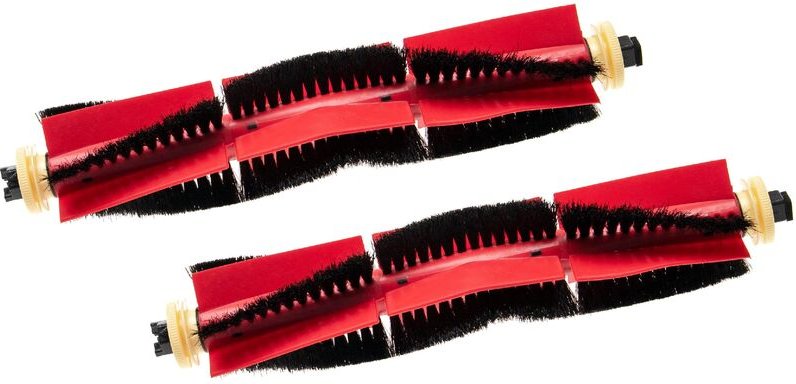 Thumbnail - 2x Rundbürste Bürstenset kompatibel mit Xiaomi Roborock S6, S6 MaxV, S6 Pure Saugroboter - Rollenbürste, Hauptbürste - V...