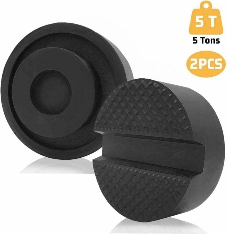 Gummiauflage Wagenheber, Universal Gummiauflage für Wagenheber und Hebebühnen, 2er Pack