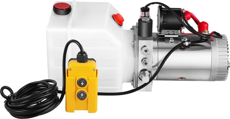 12-V-Gleichstrom-Hydraulikpumpe, einfachwirkendes Magnetventil, Fernbedienung, 4-l-Antriebseinheit zum Entladen von Muld...