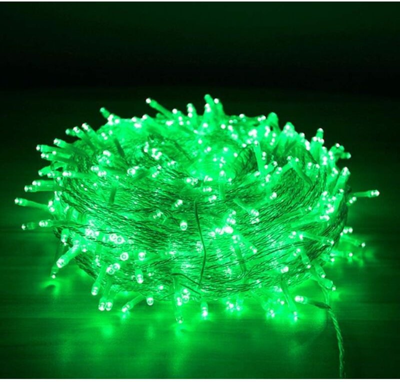 Thumbnail - Lichterkette, 30 m, 300 LEDs, Weihnachtsbeleuchtung mit Stecker, LED-Lichterkette, funkelnde LED-Lichterkette, LED-Licht...