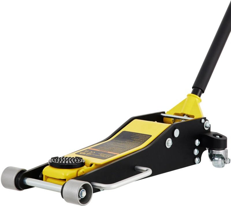 Mophorn 3-Tonnen-Wagenheber mit niedrigem Profil, Aluminium und Stahl, Schnellhub mit Doppelkolben, Reichweite 90–500 mm