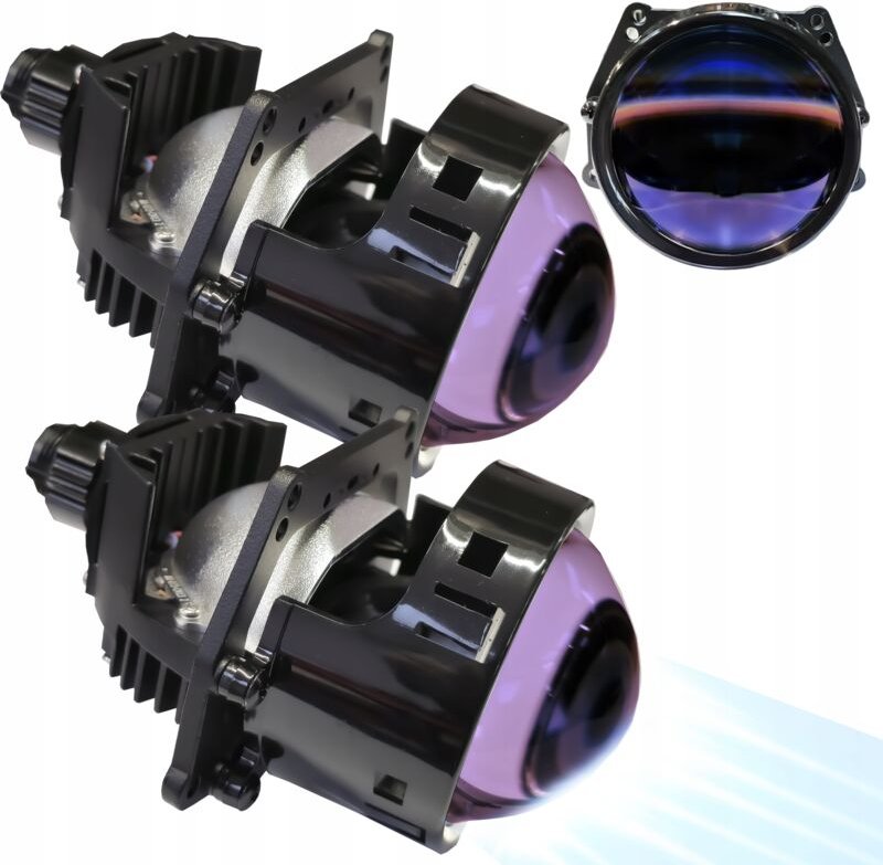 Bi-Led-Linsen 3"" Gewinde-Montageadapter 50w Canbus Bi-Led-Projektoren