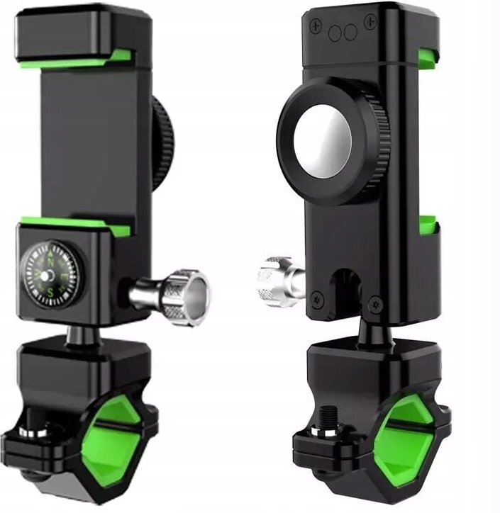 Verstellbarer, starker Kompass-Fahrrad-Telefonhalter für Lenker + Pad