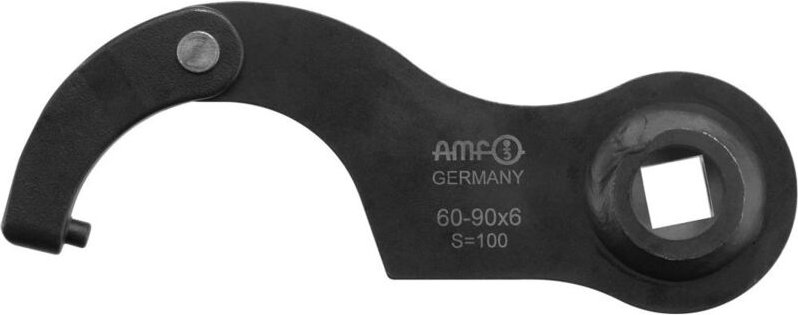 AMF Gelenk-Hakenschlüssel mitZapfen 95-165mm für Drehmomentschlüssel 3/4