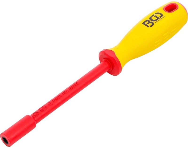 Bgs Technic - VDE-Steckschlüssel-Schraubendreher Sechskant sw 5,5 mm Klingenlänge 125 mm