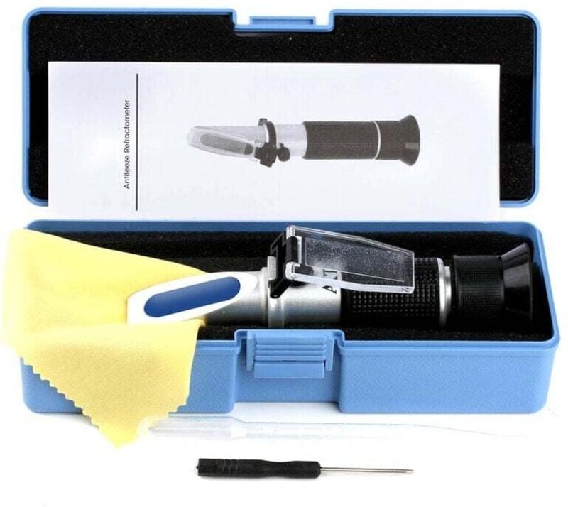 CHOYCLIT Brix-Refraktometer, Zucker-Refraktometer von 0 bis 90 Präzision zum Testen von Gemüse & Obst, Süßem in Honig, F...