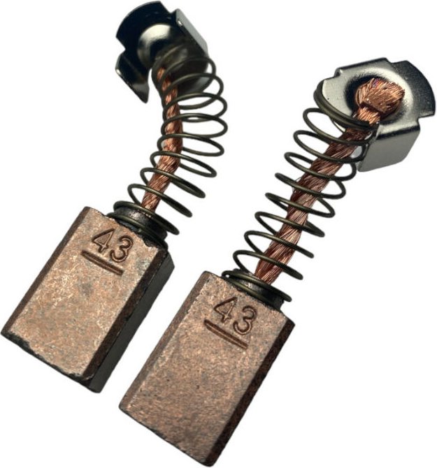 Trade-shop - 2x Bronzekohlen Motorkohlen 7x11x18mm kompatibel mit Shoprider Elektromobil Scooter Shopper Rollstuhl, 9XL-...