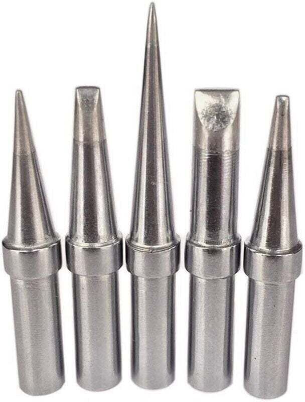 Packung mit 5 praktischen, bleifreien Ersatz-Lötspitzen ETA ETB ETD ETS ETT für Weller WESD51 WESD50 WCC100